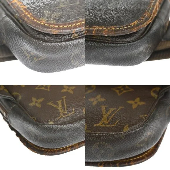 LOUIS VUITTON Bum Bag Bosphore Waist Pouch Monogram Leather Brown